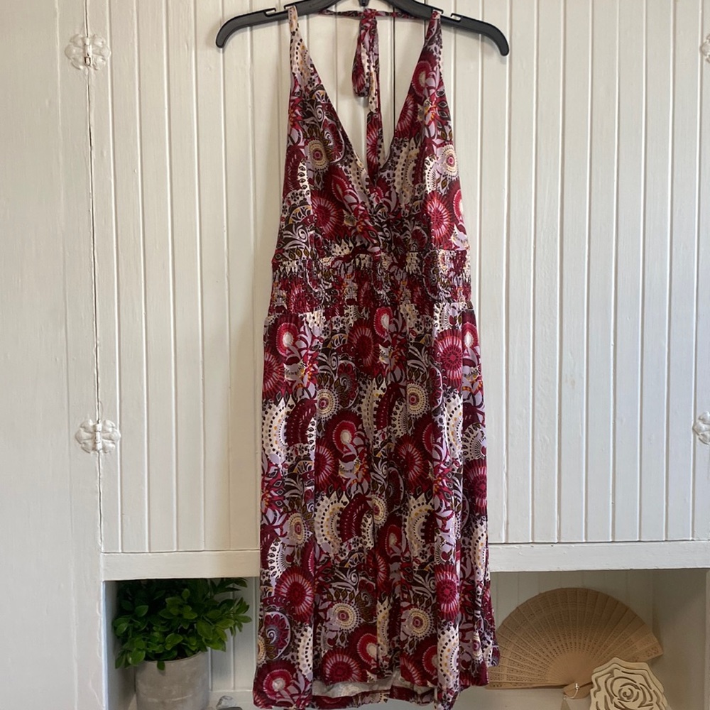 Printed Halter Dress - Lascana XL